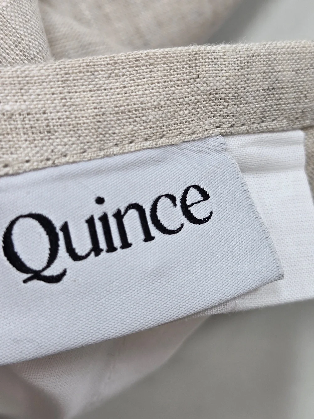 NWT QUINCE Set Of 2 48x96 European Linen Curtains Flax 0014